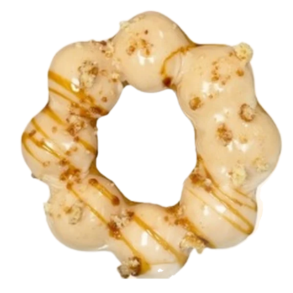 Apple Streusel mochi donut