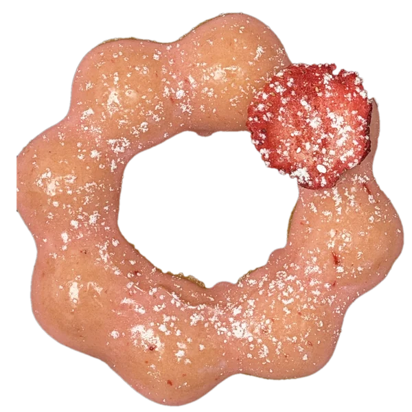 Strawberry Cluster mochi donut